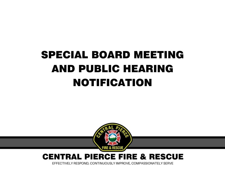 SPECIAL BOARD MEETING